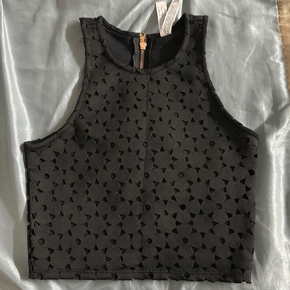 Black Crop Top